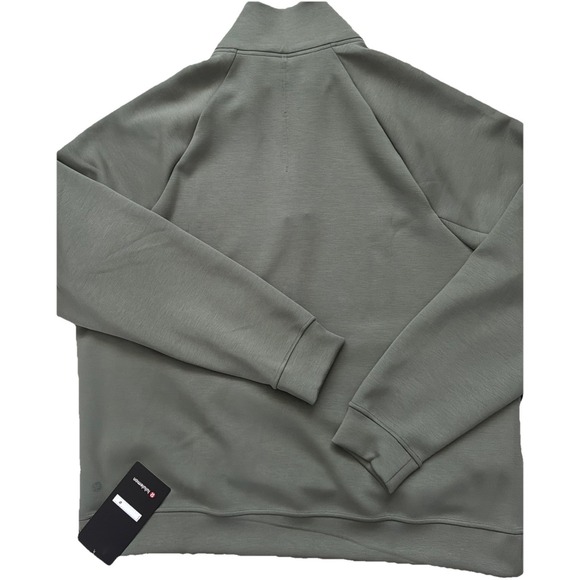 NWT Lululemon Smooth Spacer Quarter Zip Willow Leaf Mens Size Large LM3GN0S - Picture 5 of 7